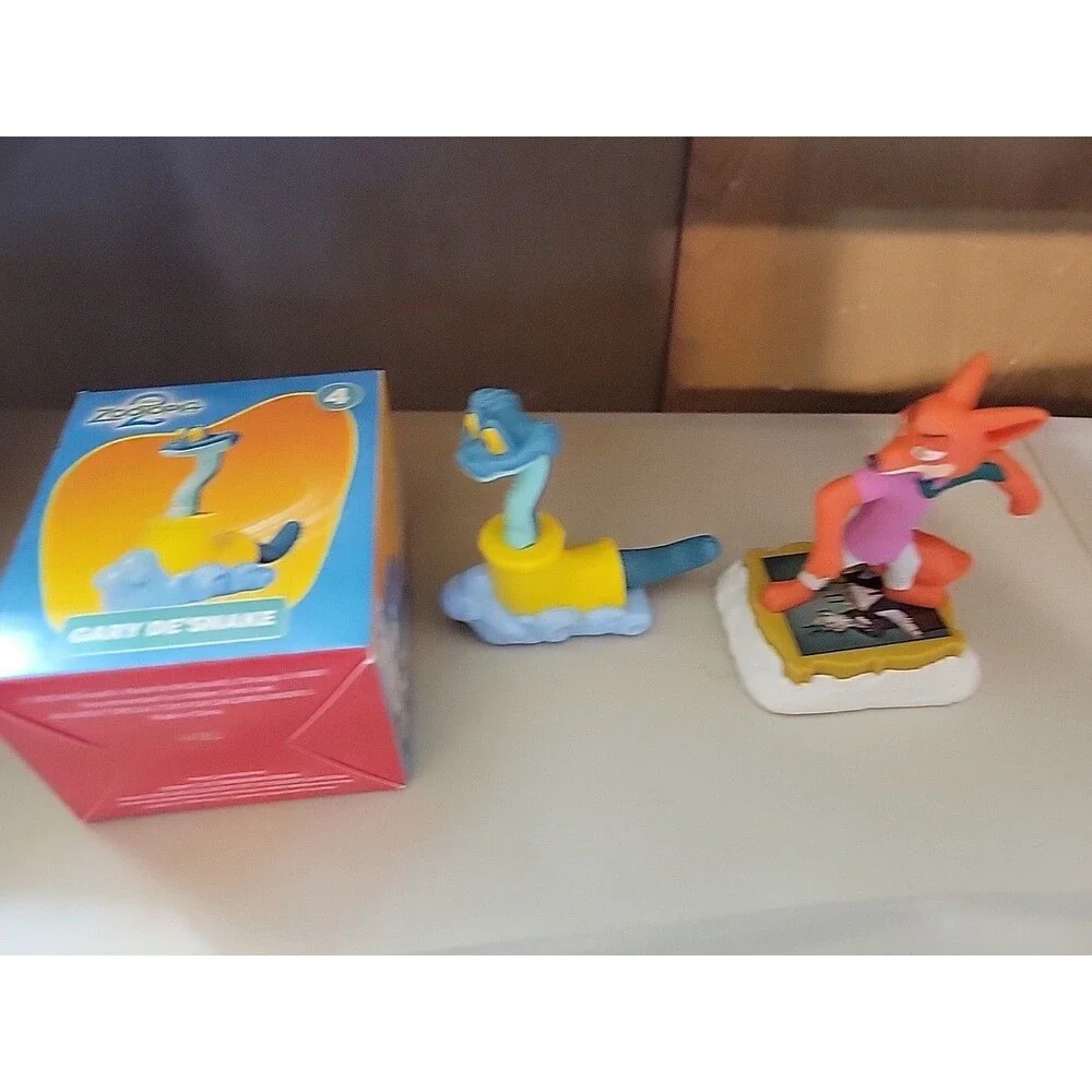 McDonald’s Happy Meal Toy Zootopia 2 Gary De’Snake #4 & red‎ fox 3pc